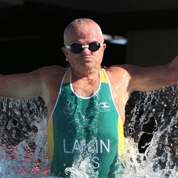 in my Australian Tri Suit