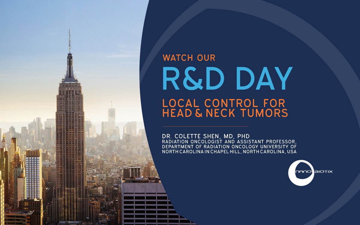 Nanobiotix's tweet photo. Nanobiotix organized last week its first R&D Day in New York! Watch Dr. Colette SHEN, MD, PhD speech: “Local control for Head & Neck tumors”
https://t.co/Nep9AkzN2j
Other speeches and discussion are available at: https://t.co/Nep9AkzN2j
#RandDDay #Nanobiotix #Oncology https://t.co/d5MiJ5IGle