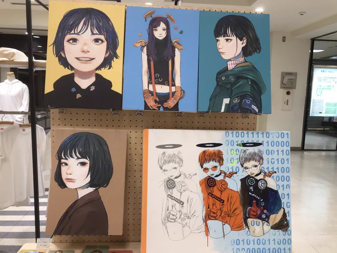 自分の中では一番大好きな原画を持ってきました!
販売もしています!これ見てほしいー! 