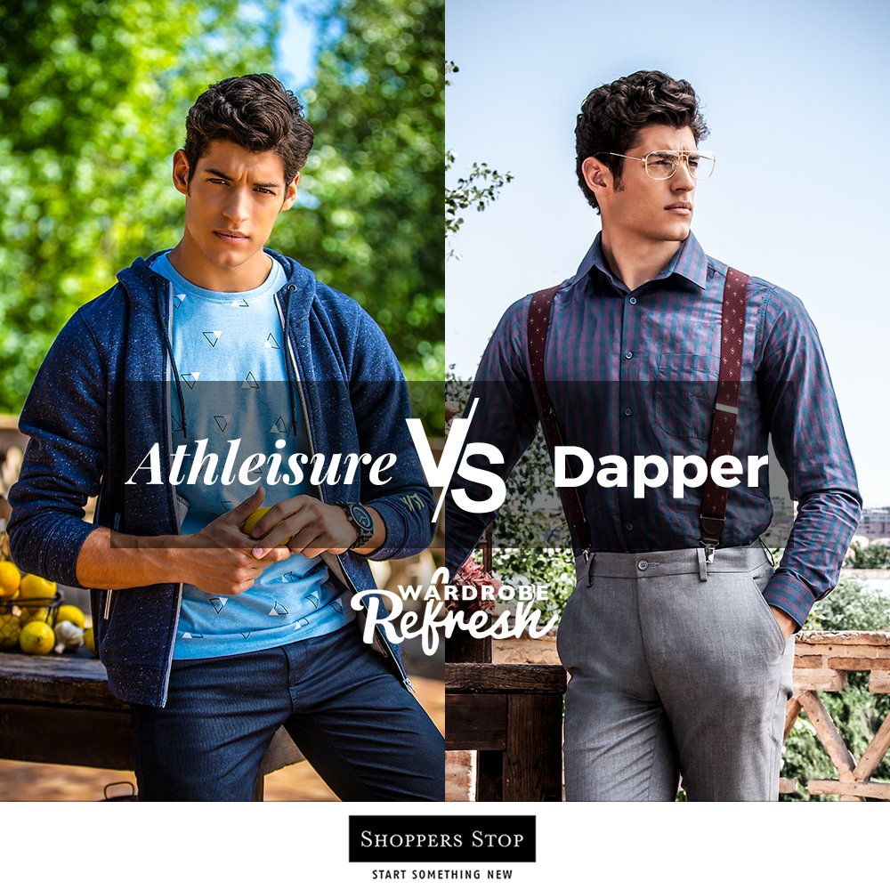 shoppersstop's tweet photo. What's your fashion go-to? ๐Tag a friend who'd look good in both! Earn rewards* as you shop these looks. #WardrobeRefreshWithSS https://t.co/KCePbLB0QC