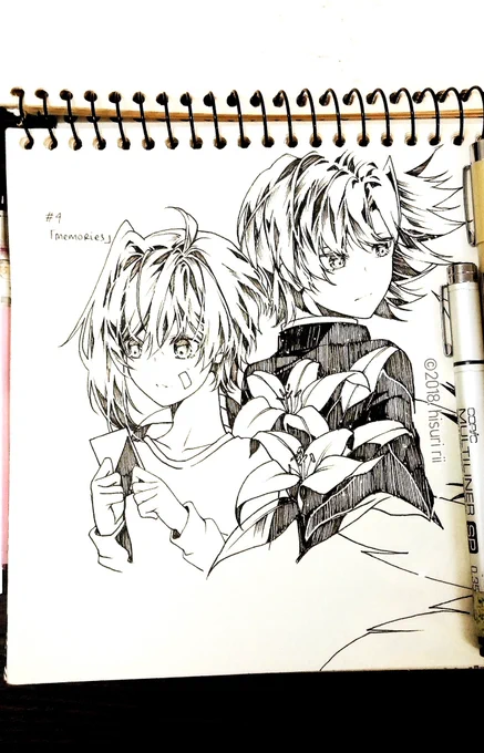 《2018IMEEJINKTOBER》
Day : 4

? 「Memories」
#2018inktober #inktober 
