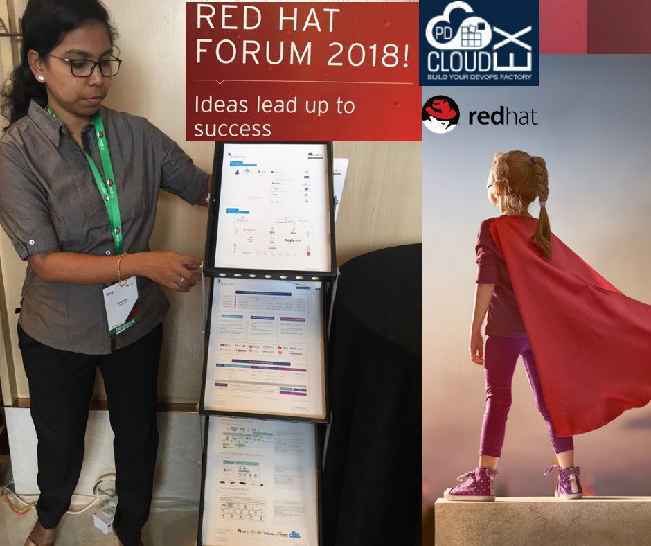 TechProdevans's tweet photo. Prodevans team At #Redhatforum bangalore #pdcloudex https://t.co/5KiO9ksTJ5