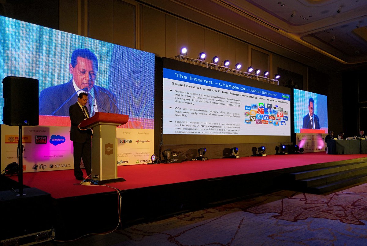 ReadMeSriLanka's tweet photo. Saman Perera, CIO of @MobitelSriLanka, on how ICT is changing everything #NITC2018
Live coverage powered by @FriMi_lk https://t.co/8KDmvmSNAQ