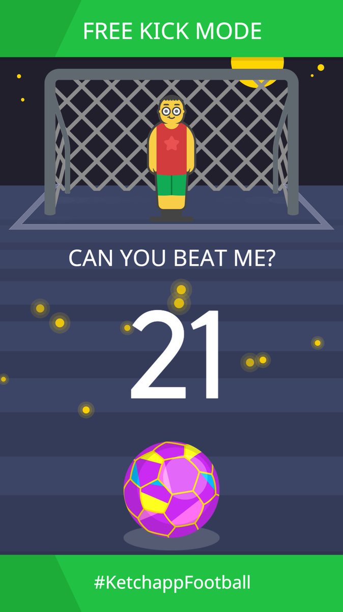 ARAhmed147's tweet photo. Can you beat my high score in #KetchappFootball? https://t.co/HFrCRJYdyv https://t.co/8KrLa4St1n