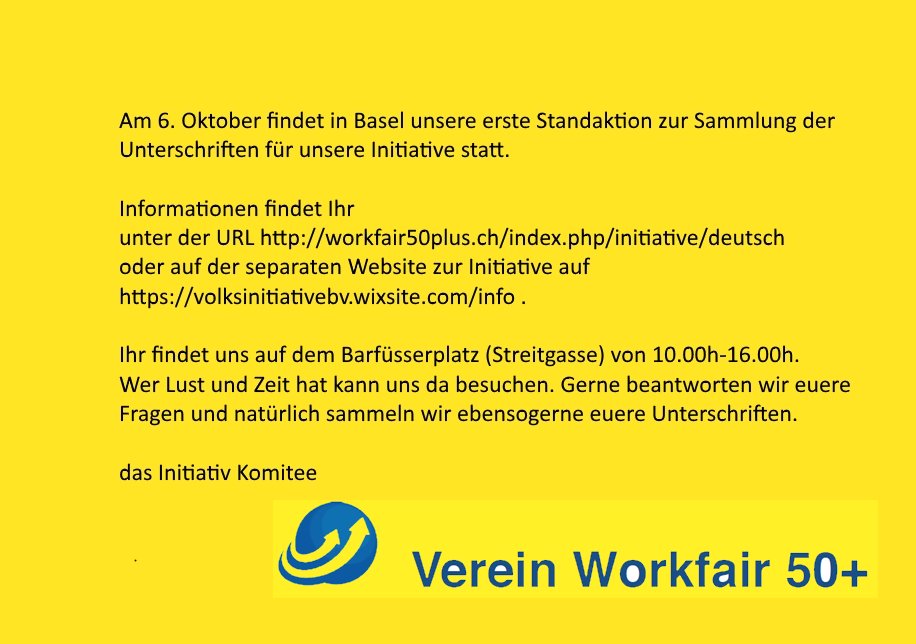InitiativeW's tweet photo. Tag der Armut 17. Oktober 2018 heisst den Menschen echte Perspektiven zu verschaffen. #Gemeinsambewegen
#ArbeitstattArmut #50plus #Workfair50Plus #TagderArmut https://t.co/bLSKhyrtoZ