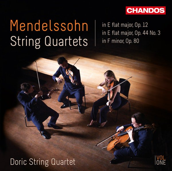 idagio_official's tweet photo. The Doric String Quartet (@doric_quartet) add to their growing catalogue with the first installment in a survey of Mendelssohn's masterful string quartets. On IDAGIO now!
🎧 -> https://t.co/dzWqpseER0
@ChandosRecords #doricquartet #classicalmusicstreaming #mendelssohn https://t.co/kYMwJiefYS