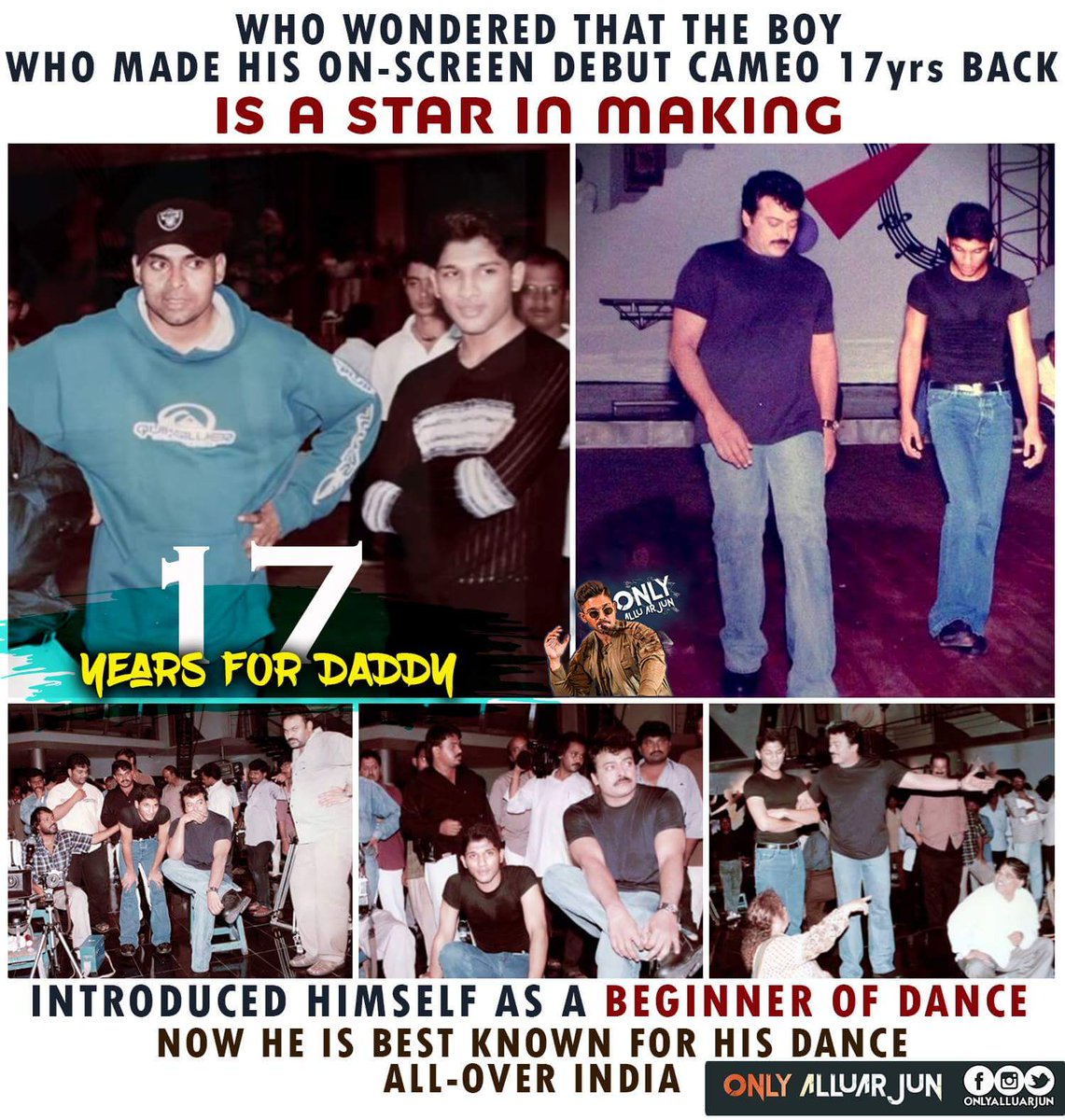 naiduM143's tweet photo. #17YearsForDaddy
Megastar #Chiranjeevi & @SimranbaggaOffc Starrer Superhit Movie #Daddy Completes 17 Years!
Directed by @Suresh_Krissna
Produced by #AlluAravind
@adityamusic one of the best music melody from #Daddy
#17YearsForDaddy https://t.co/hVnLCSmOT1