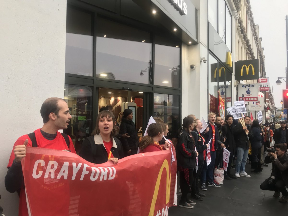 This is what a #McStrike looks like! Let’s get these guys thousands of retweets today in #Solidarity
