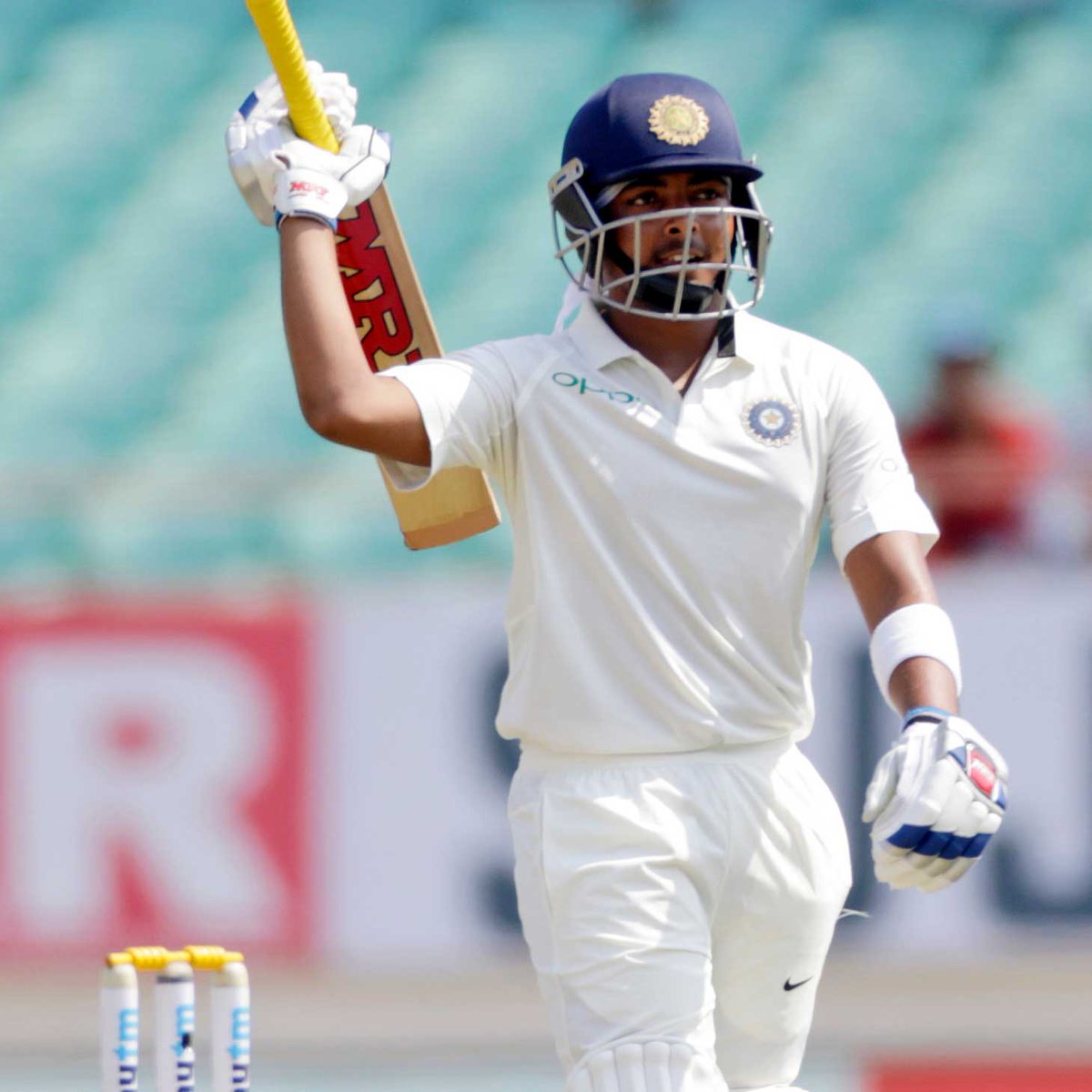 What a knock! Incredible century on debut for <a href="/PrithviShaw/">Prithvi Shaw</a>! A superstar in the making for India? #WIvIND  
LIVE scores: live.cricketnetwork.com/match/2250/442…