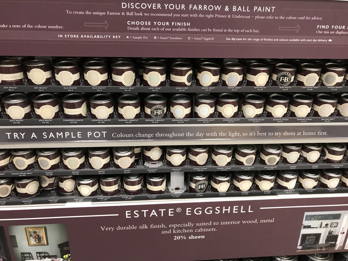 SackStoreBoston's tweet photo. With 10% off #farrowandball paint and sample pots at £3.50, you won’t find better value. Available from #SackStore Boston and #StamfordGardenCentre Order by Tuesday for collection at the end of the week https://t.co/F1kgMxXjUQ