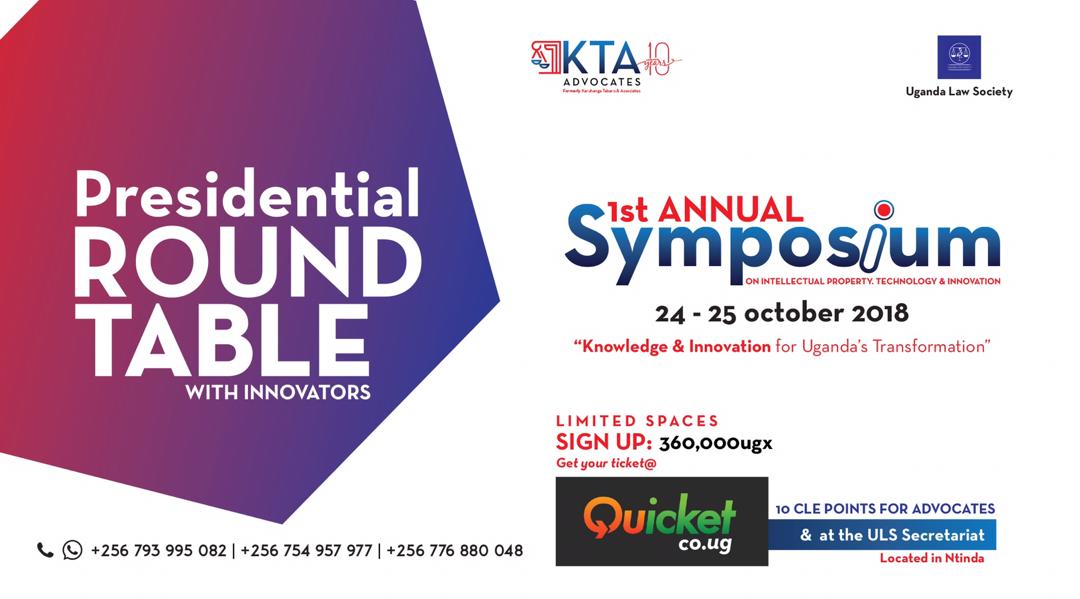 Uganda Law Society (@ug_lawsociety) on Twitter photo All lawyers attending the #1stAnnualSymposium will earn 10 CLE points!! Sign up now! Spaces are limited. #BuildingBridges #KTAat10.
<a href="/SPKinobe2018/">SP Kinobe</a> <a href="/PheonaWall/">Pheona Wall</a> <a href="/JustusKaruhanga/">Justus.karuhanga</a> <a href="/TabaroEdwin/">Edwin Tabaro</a> <a href="/kta_law/">KTA Advocates</a> All lawyers attending the #1stAnnualSymposium will earn 10 CLE points!! Sign up now! Spaces are limited. #BuildingBridges #KTAat10.
<a href="/SPKinobe2018/">SP Kinobe</a> <a href="/PheonaWall/">Pheona Wall</a> <a href="/JustusKaruhanga/">Justus.karuhanga</a> <a href="/TabaroEdwin/">Edwin Tabaro</a> <a href="/kta_law/">KTA Advocates</a>
