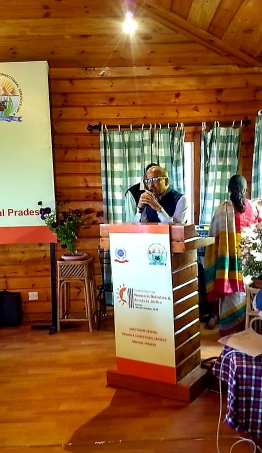 BPRDIndia's tweet photo. Lighting of the lamp and the inaugural address at #HimachalPradesh.Focus of the Conf is on improving conditions of #women inmates.The Conf also addresses their #safety & #security issues, #psychobehavioural aspects,family care of children, #skillgeneration, #wellnessindex & more. https://t.co/YdPtcBoOfG