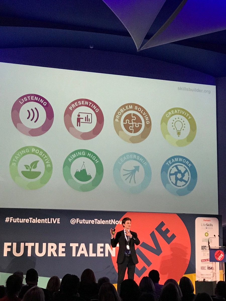 DuffyEngage's tweet image. Fantastic talk from ⁦@enablingent⁩ Tom Ravenscroft about #skillsbuilder at ⁦@FutureTalentNow⁩ #futuretalentlive and how to build employability skills in and out of the classroom.