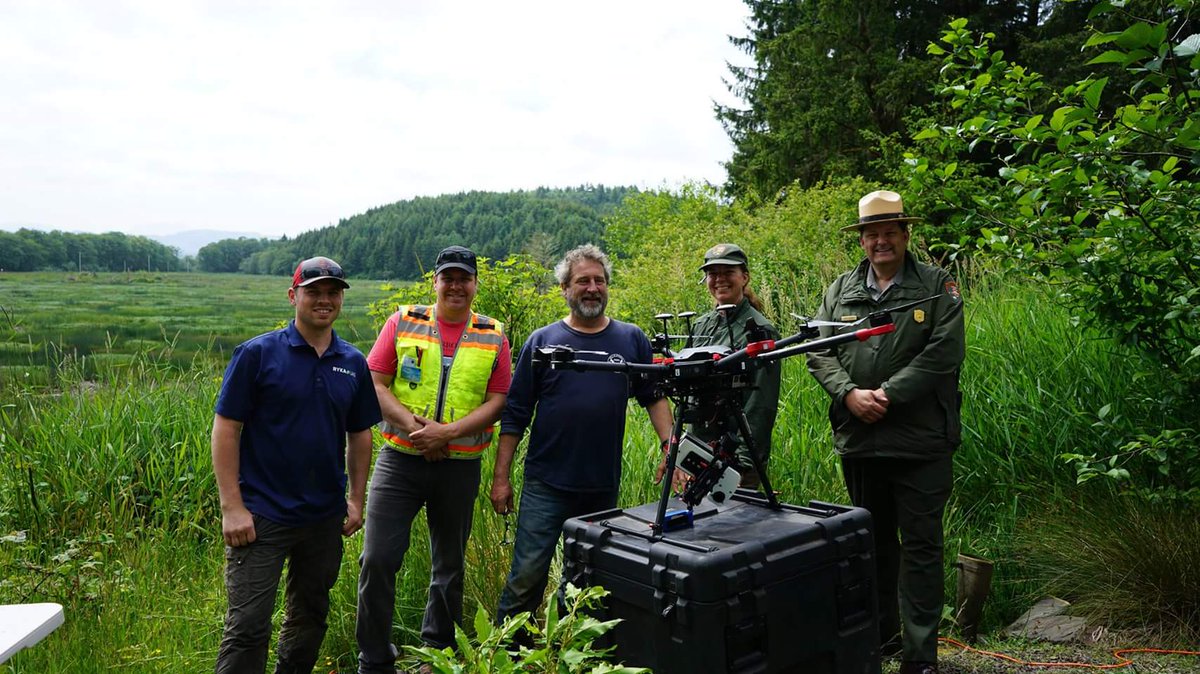 Working with <a href="/NOAA/">NOAA</a> <a href="/NatlParkService/">National Park Service</a> and <a href="/PNNLab/">Pacific Northwest National Laboratory</a> has been one of the best experiences of my #career. #drones are just an added bonus to the solutions we're creating. Can't wait give away our open source spectral libraries to other scientist. GO SCIENCE!