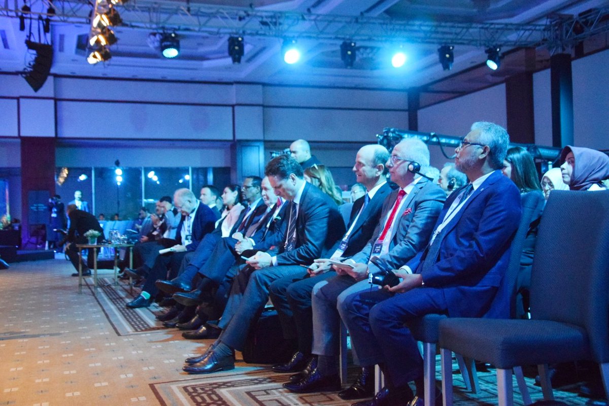 D8org's tweet photo. H.E. Ambassador @JaafarKu, attends the #TRTWorldForum held from 3-4 October, 2018, in Istanbul, #Turkey.
The theme of this year's forum is "Envisioning #PeaceDay and #Security in a #FragmentedWorld". https://t.co/88NyONmqz8