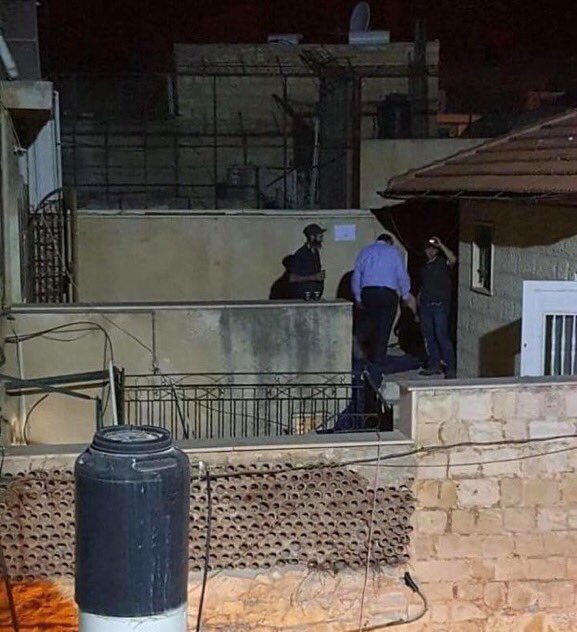 Out-of-control extremist  #IsraeliSettlers supported by the rogue  #Israeli Regime, take over a house in Al Sa'adia neighbourhood in Old City of  #Jerusalem last night࿐70 years of ethnic cleansing of Palestinians continues with complete impunity #GroupPalestine #قروب_فلسطيني