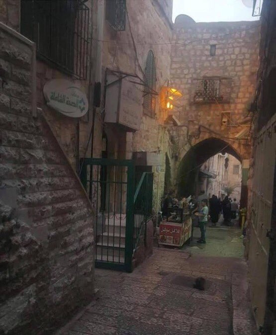 Out-of-control extremist  #IsraeliSettlers supported by the rogue  #Israeli Regime, take over a house in Al Sa'adia neighbourhood in Old City of  #Jerusalem last night࿐70 years of ethnic cleansing of Palestinians continues with complete impunity #GroupPalestine #قروب_فلسطيني