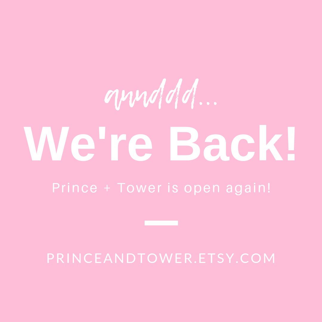 PrinceandTower's tweet photo. Prince + Tower is OPEN!!
...
I took some time off to focus on my last semester of uni, and to recuperate my health! 
👩‍💻🤒📚
I graduated 👩‍🎓👩‍🎓 (finally), I’m back and I’m sooooo excited to bring you even more pretty vegan &amp; eco fashion!! https://t.co/ILa5fg1htm