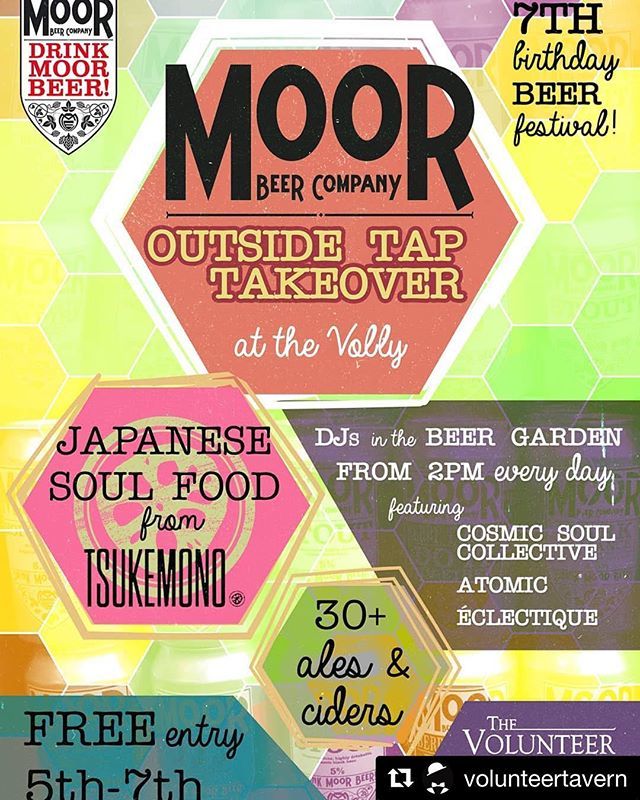 It's the <a href="/volunteertavern/">Volunteer Tavern</a>  7th birthday and to celebrate they are throwing their biggest beer festival yet! 🍻 
5-7th of October, Come one come all!
.
.
.
#beer #pub #birthday #popup #japanesefood