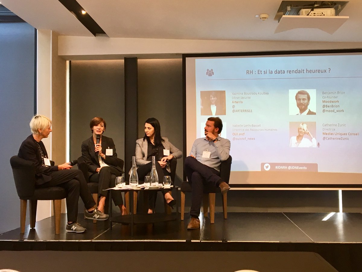 SNCF Connect & Tech (@sncfconnecttech) on Twitter photo Notre DRH Isabelle Lerin-Basset a eu le plaisir d'échanger avec <a href="/CatherineZunic/">Zunic</a> <a href="/BenBrion/">Benjamin Brion</a> de <a href="/mood_work/">Moodwork</a> & <a href="/docteurmood/">Dr Mood</a> et Yasmina Bousraou-Koubaa de <a href="/ARTERRIS11/">ARTERRIS</a> sur la #data, l'#innovation et les #RH lors du #JDNRH <a href="/JDNEvents/">JDN Events</a> <a href="/CCMBenchmark/">CCM Benchmark Institut</a> Notre DRH Isabelle Lerin-Basset a eu le plaisir d'échanger avec <a href="/CatherineZunic/">Zunic</a> <a href="/BenBrion/">Benjamin Brion</a> de <a href="/mood_work/">Moodwork</a> & <a href="/docteurmood/">Dr Mood</a> et Yasmina Bousraou-Koubaa de <a href="/ARTERRIS11/">ARTERRIS</a> sur la #data, l'#innovation et les #RH lors du #JDNRH <a href="/JDNEvents/">JDN Events</a> <a href="/CCMBenchmark/">CCM Benchmark Institut</a>