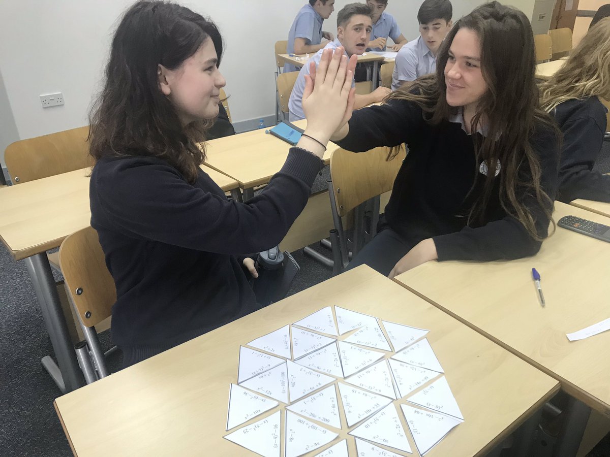 BSAKmaths's tweet photo. Winners are grinners!! #tarsia #quadratics https://t.co/lD9Lv8eZNv