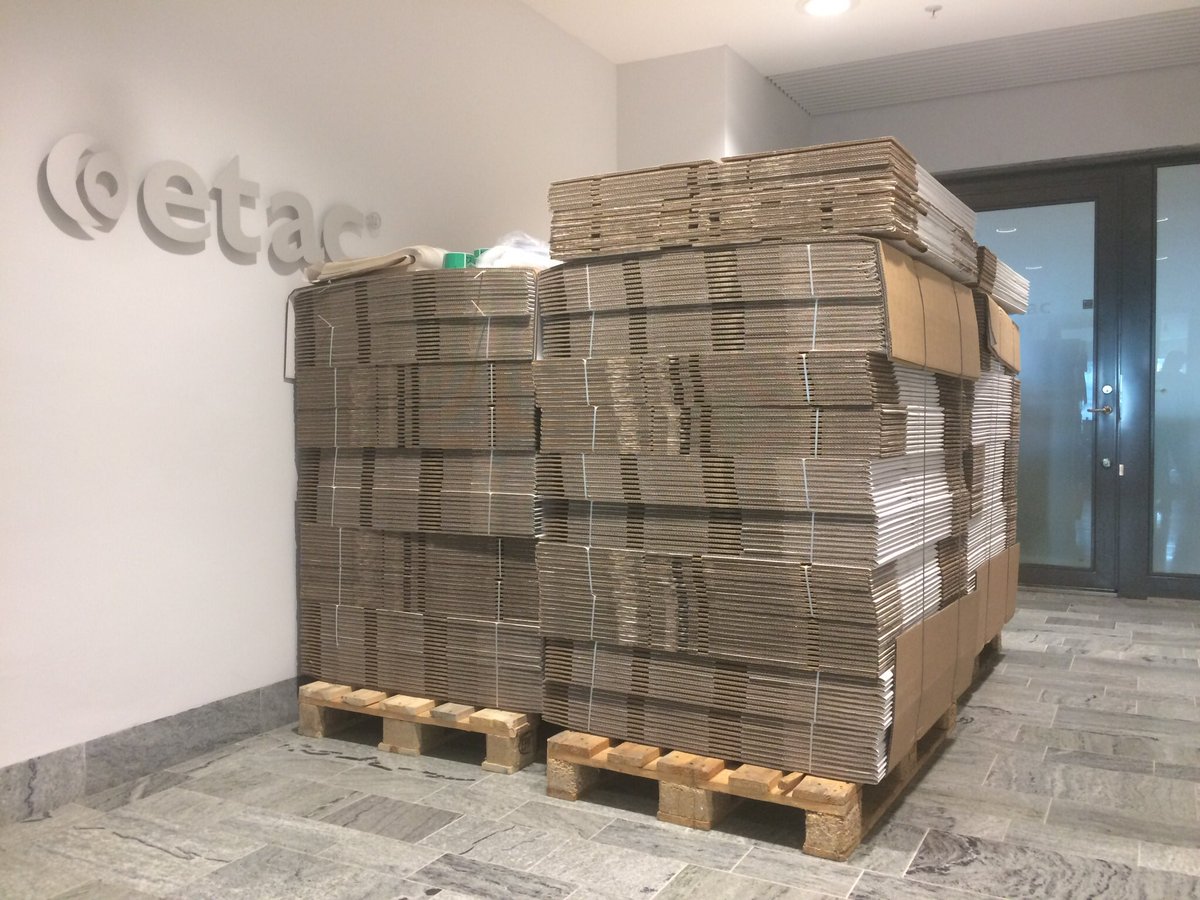 We are creating new possibilities at our head office. Today we are packing up to move a couple of floors to new, bigger spaces. Still the same address <a href="/KistaScience/">Kista Science City</a> Tower, Stockholm, Sweden.