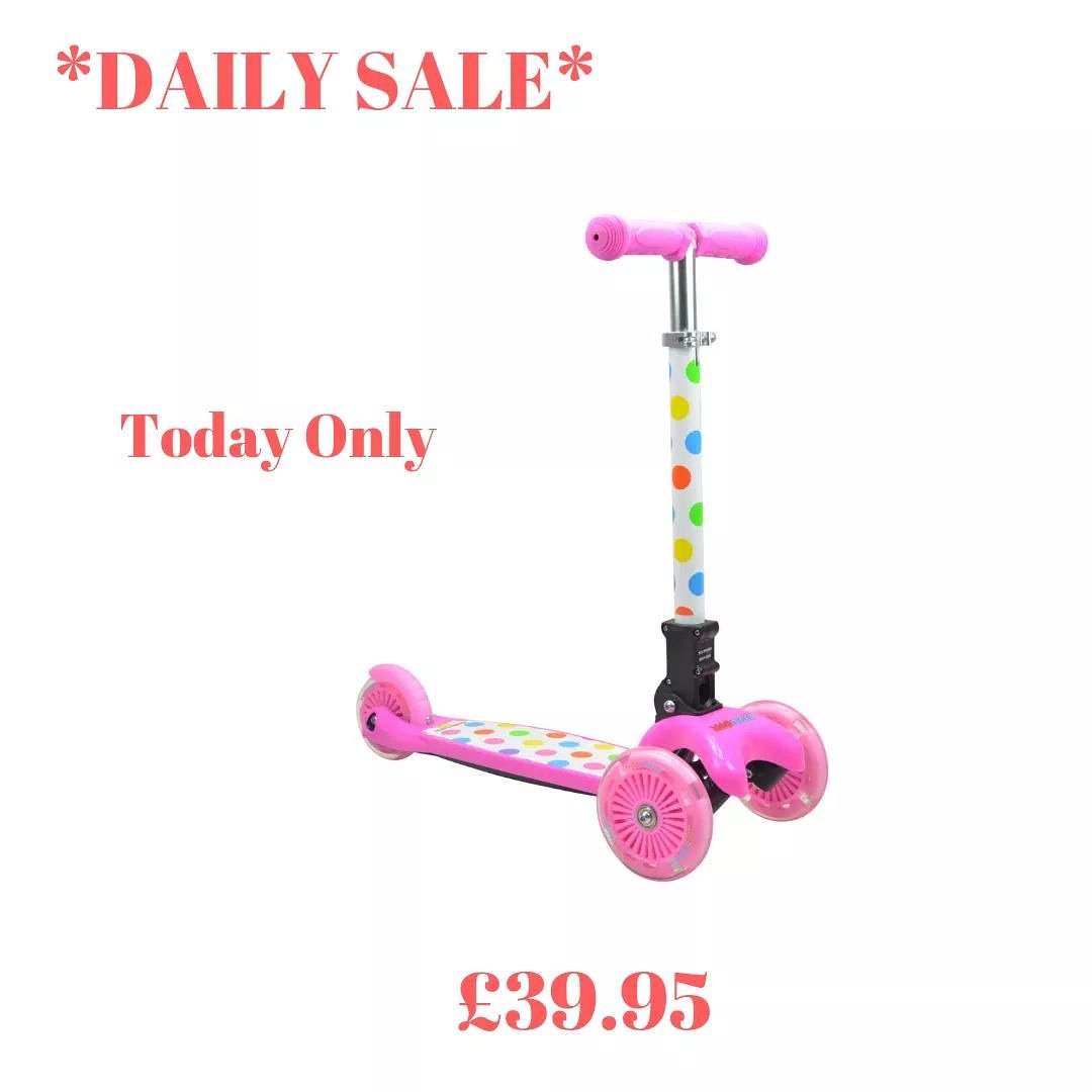 Potwells's tweet photo. ***Mega Daily Sale***
Dare we say the 'C' Word .. start your Christmas shopping early!! Follow us for a daily sale, everyday a different product.
Collection only ...message us for further details.
#sale #dailysale #kiddimoto #christmas #bargins #scooter #gift https://t.co/3dYUt6MH1p