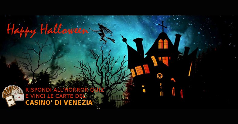 acesbook's tweet photo. Rispondi all’Horror Quiz e vinci le carte del Casinò di Venezia!
@ClickandplayI 
News: https://t.co/FODmsmIMeq https://t.co/ZXslACetFW