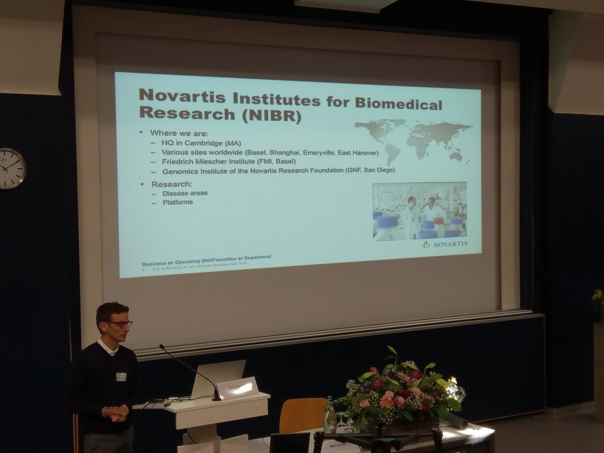 sunjoy_ma's tweet photo. Next up at #lifeinnumbers at @ZHAW #digitalhealth event: Eric Durand @eydurand presenting his research projects in #oncology #bioinformatics at @NovartisScience - still a great accent 😉 https://t.co/neerZIYCCh