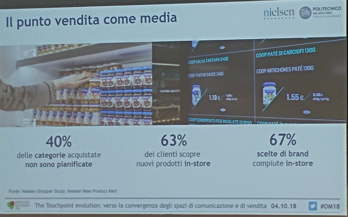 ZeraTech's tweet photo. Trend: il punto vendita diventa un media sempre più importante  #OM18 https://t.co/bZp54lIIC7