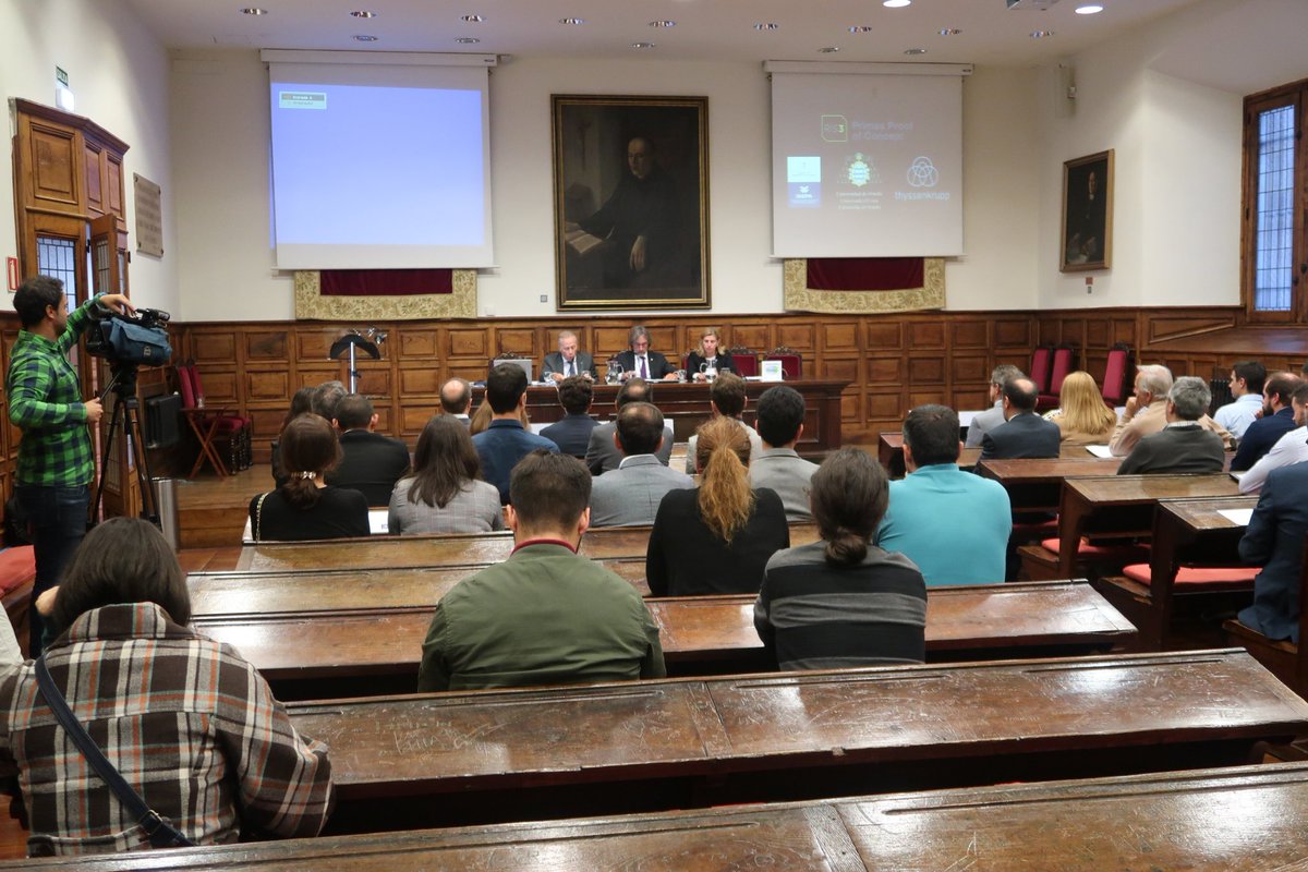 agenciasekuens's tweet photo. Comenzamos la presentación de los resultados de las #PrimasPoC, un instrumento de cofinanciación público-privada, enmarcado en la @AsturiasRIS3, que impulsamos junto a @uniovi_info, con la participación de @thyssenkruppES https://t.co/bk0L0yFg0J