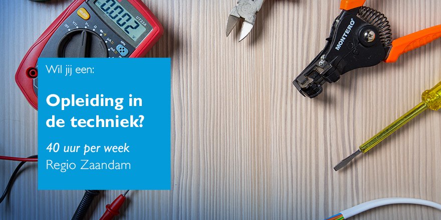 Koflexwerk's tweet photo. Wil je graag aan de slag en vind je het niet erg om een #opleiding te volgen? 
We zoeken mensen die zich willen laten (om)scholen tot: #loodgieter, #elektromonteur, #chauffeur of #shovelmachinist. Een beroep in de #techniek geeft baangarantie! Meer weten? > zaandam@koflexwerk.nl https://t.co/P1OsAeV0ya