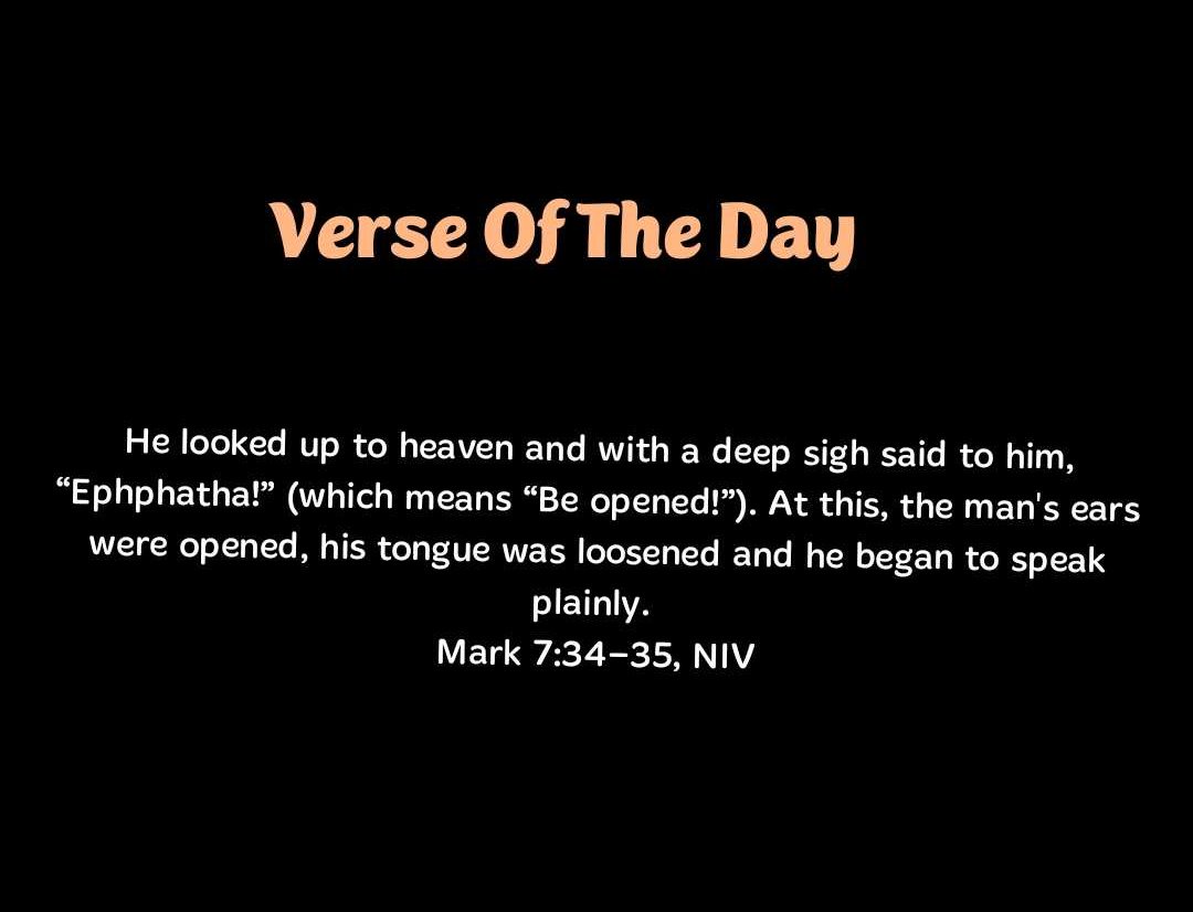 iamchurch_sa's tweet photo. #VerseOfTheDay #IAMChurchSA

📖: Mark 7:34-35.
Good Morning Family! ☀️

#ThursdayThoughts #ThankfulThursday https://t.co/4pBt1PzSkP