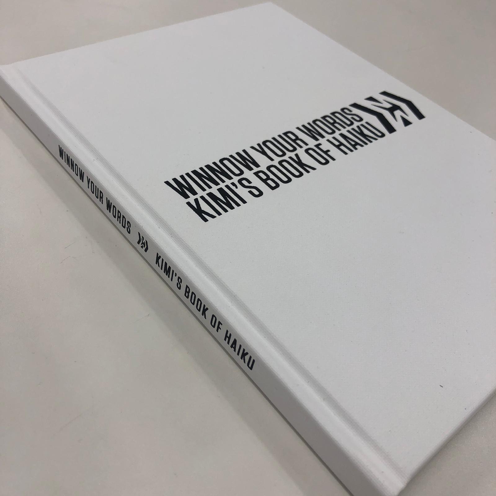 キミ・ライコネン 俳句集 KIMI'S BOOK OF HAIKU リアルスコープ】『WINNOW YOUR WORDS』KIMI'S BOOK OF HAIKU