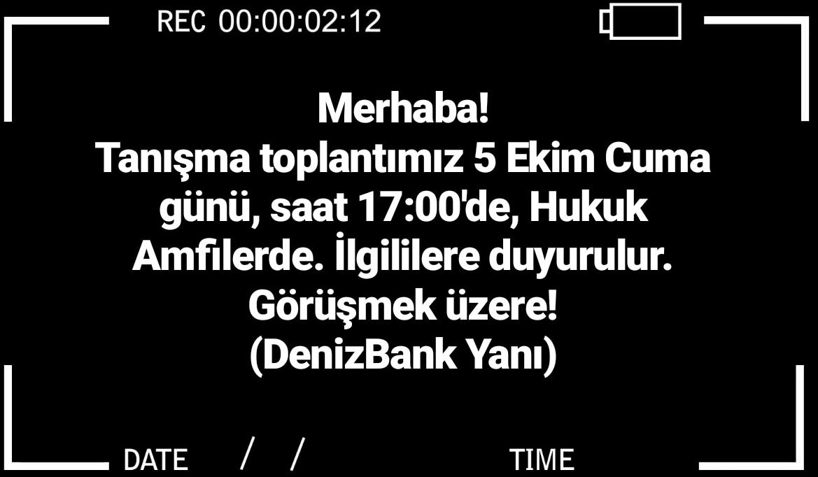 Yarın görüşürüz ;)