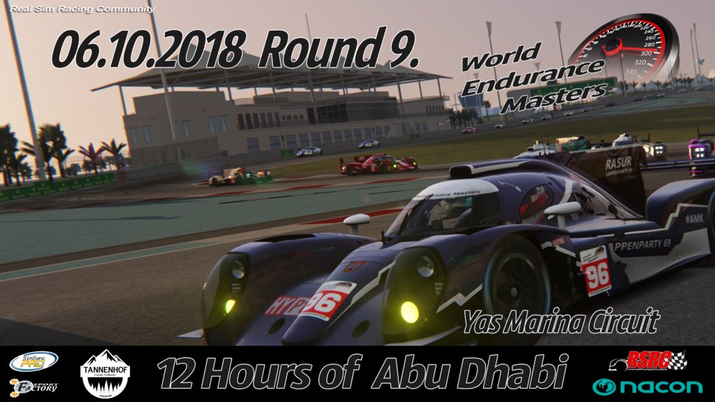 Am Samstag ist es soweit .Die World Endurance Masters startet in ihr letztes Rennen in dieser Saison .Seid Live dabei auf youtube.com/channel/UCg54J… ab 11.20 Uhr.
#CummunityRsrc #AC #AssettoCorsa
