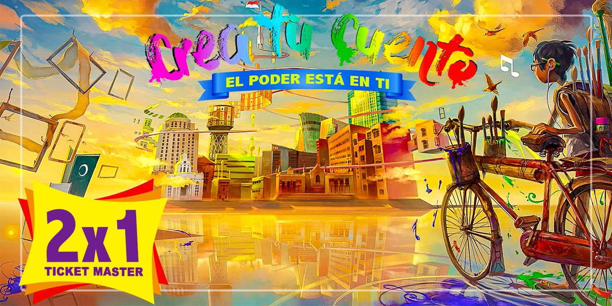 Jueves de 2x1 en <a href="/TicketmasterMe/">Ticketmaster Middle East</a> Aprovecha esta promoción y adquiere tus boletos. ÚLTIMAS FUNCIONES..
🎭 Crea Tu Cuento 📍 <a href="/LunarioMx/">Lunario</a>
🗓07 Oct 2018 | 🕧 12:30pm y 🕓 4pm
#EmpoderamientoInfantil #JuevesPromo2x1 #CreaTuCuento #Lunario