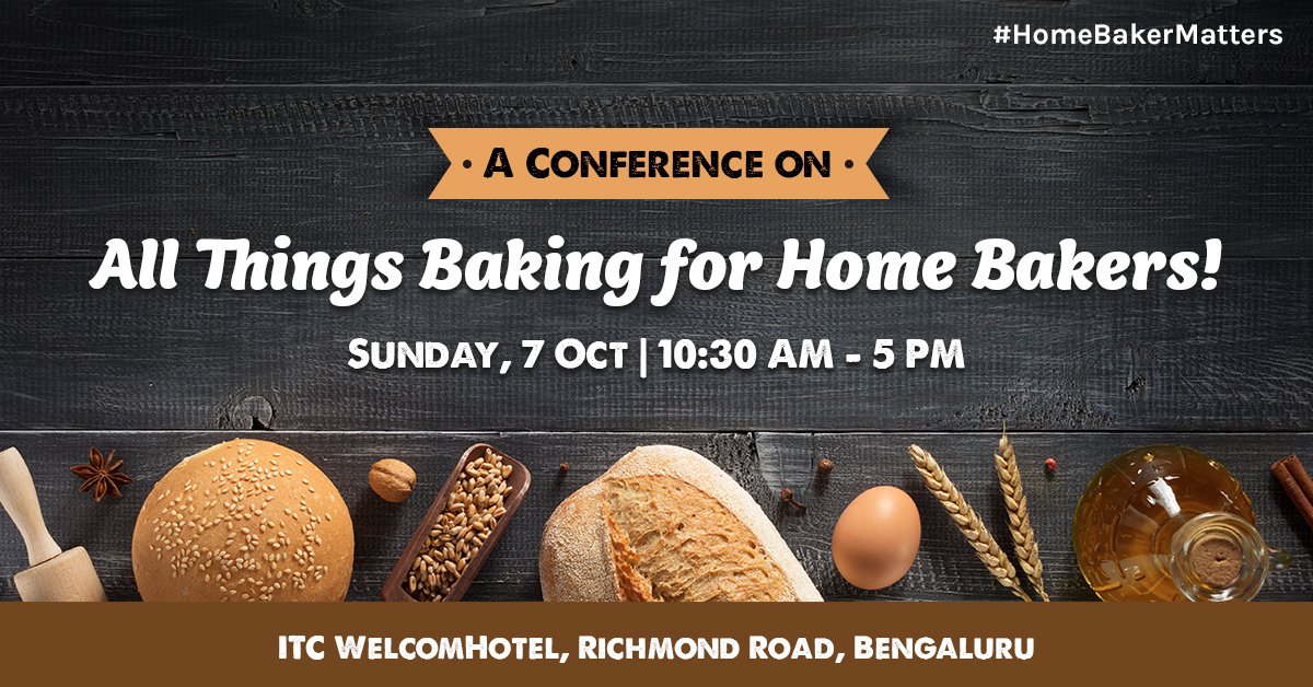 godrejjersey's tweet image. Love all things #Baking related? Here’s a must attend all day conference for home bakers… #HomeBakersmatters #Bengaluru #Richmondroad #GodrejJersey@FoodBloggerAI @VikhroliCucina @ITCHotels