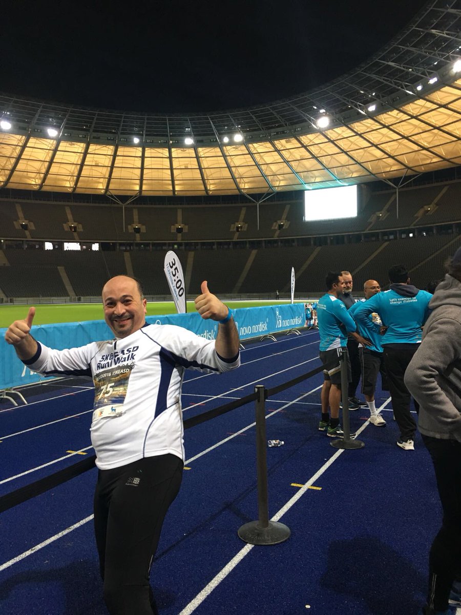 crf_cardiff's tweet photo. More from the EASD conference currently taking place in Berlin. Dr Mohammad Alhadj Ali running to change Diabetes. Huge well done to Mohammad 👏🏻 #changingdiabetes #5KEASD #whywedoresearch #EASD2018 #diabetesresearch #teamcrf https://t.co/vvm0LHjQ66