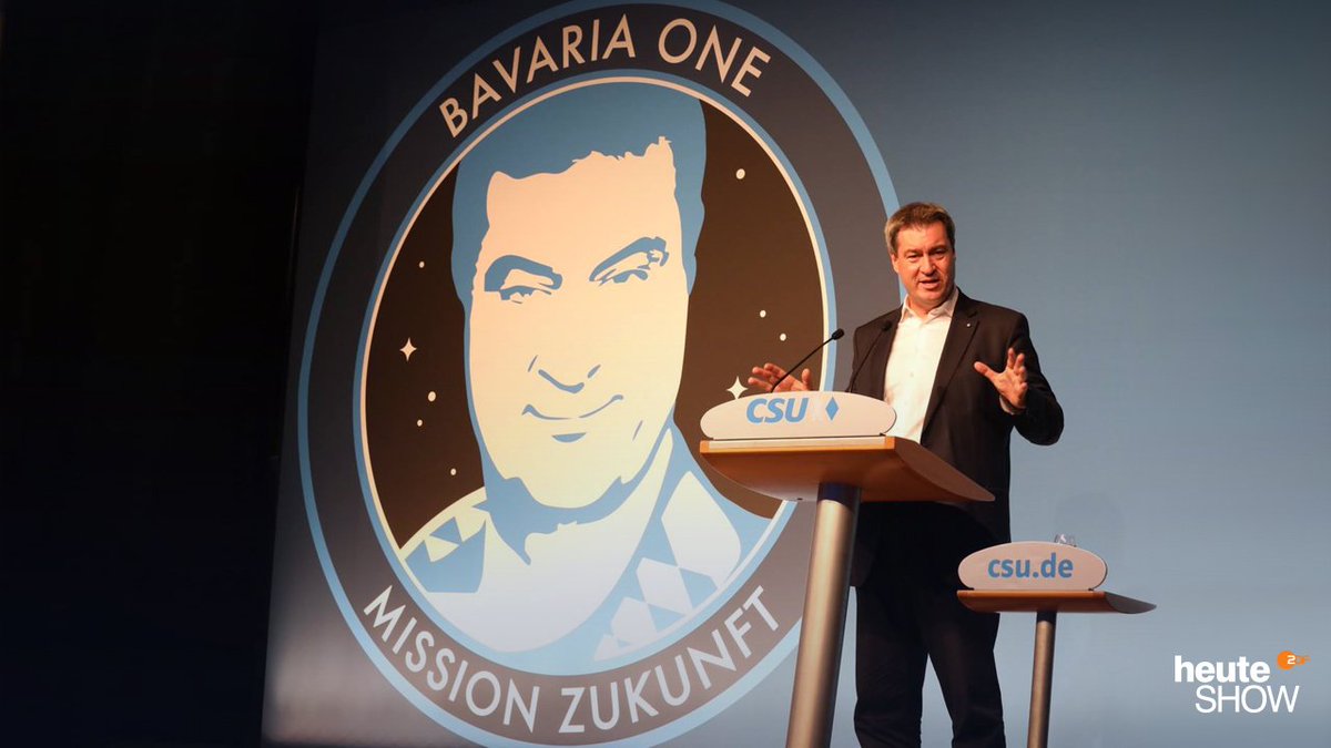 #Söder: Liebe Wähler, was wollt ihr von der CSU?
Wähler: Weniger Populismus, bezahlbaren Wohnraum, mehr Pflegekräfte, humaneren Umgang mit Geflüchteten...
Söder: ... VERSTANDEN! Hier ein bayerisches Raumfahrtprogramm für 700 Millionen Euro! #BavariaOne