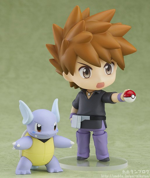 ポケットモンスター ねんどろいどグリーンの彩色見本が公開 ポケモン リザード カメール フシギソウ も付属 電撃ホビーウェブ