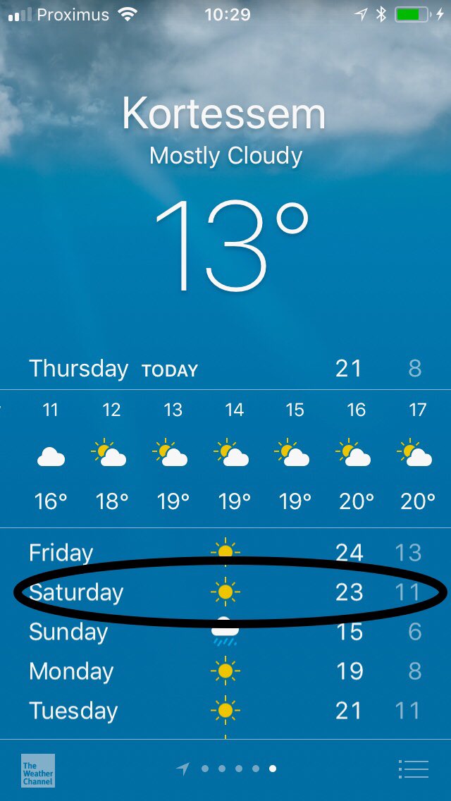 Perfect weather forecast for La Ride des Belles Filles <a href="/CafeCoureur/">Café Coureur</a> this Saturday!! Start at 9am.
Would love to see lots of smiling faces joining me!
And if u can’t be there, do La Ride on your own. Registrations are open until Sunday 7/10. All info: 
laridley.com/la-ride/