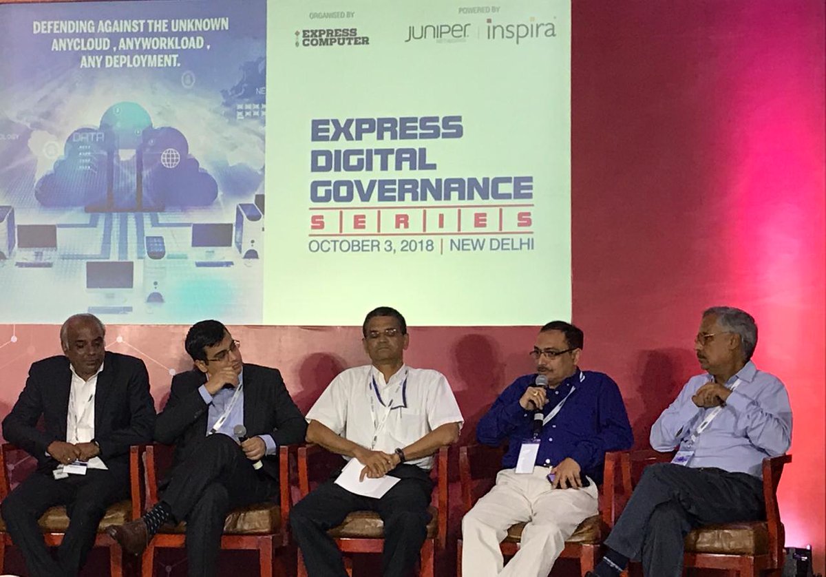 GM - IT Sandeep Sir in panel discussion on e-initiatives at NHIDCL during Express Digital Governance at The Claridges, Delhi