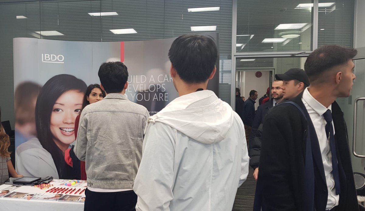 LifeatBDO's tweet photo. We had an amazing time exhibiting at the @AstonUniversity careers fair! Find out about our #BDOGraduateProgramme here :https://t.co/z8aLxPLy7Z #CareersFair @AstonCareers π https://t.co/6ifUxyp8Tx