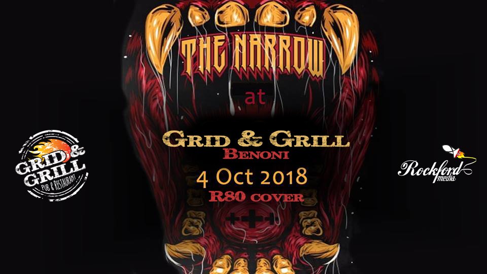 TONIGHT! One of SA's biggest Hard Rock bands The Narrow hits our stage!
Opening band Chaos Controlled kick things off at 8:30pm, entrance is R80 at the door.
🤘🤘