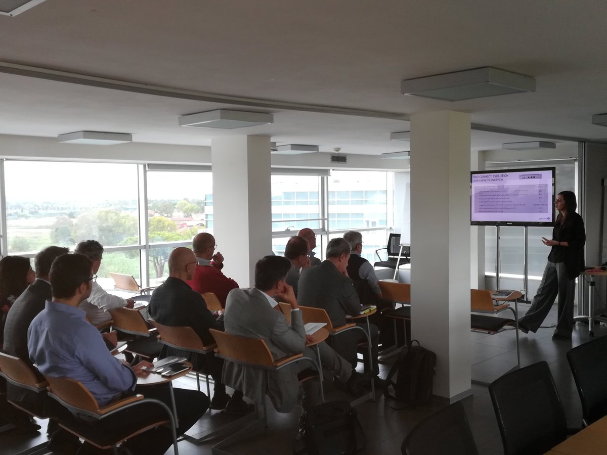 GiuliaRamera's tweet photo. È in corso a Roma il #BlitzDay by @ALUE_Italia @COMTELSpa: Francesca Sammali ci spiega tutte le novità della piattaforma #OXOConnect #StayTuned #ALEWhereEverythingConnects https://t.co/CRsGSZh6RC