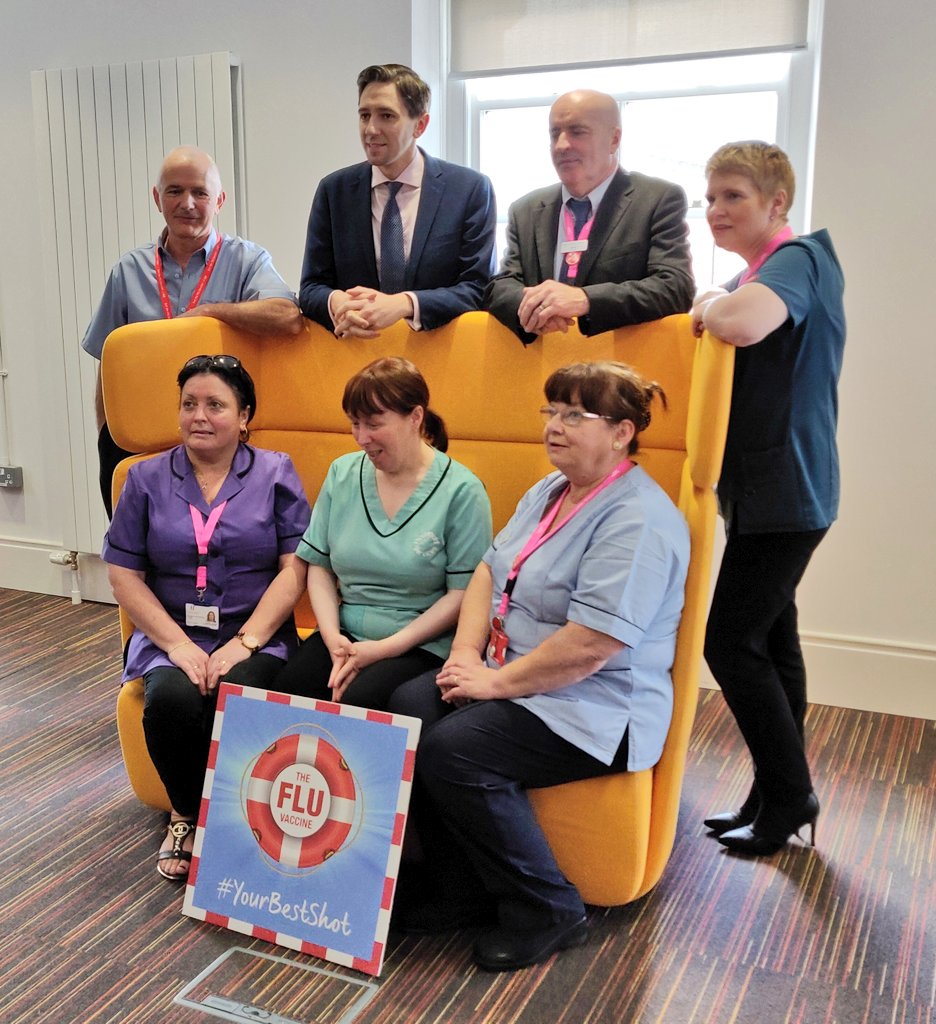 We launched our annual  flu campaign with <a href="/SimonHarrisTD/">Simon Harris TD</a> this morning - the best way to prevent the spread of flu is to get vaccinated as soon as you can #YourBestShot
