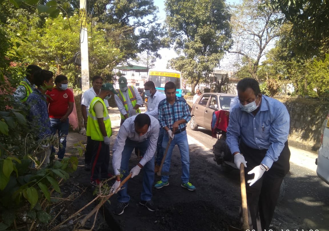 Swachhata Hi Sewa (SHS)- combined efforts of BO NHIDCL Dehradun and Nagar Nigam Dehradun