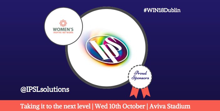 WomensInspireIE's tweet image. .@IPSLsolutions will be a sponsor at this years event. We look forward to seeing the team from @IPSLsolutions and thank them for sponsoring us.
#win18Dublin event! #womensinspire