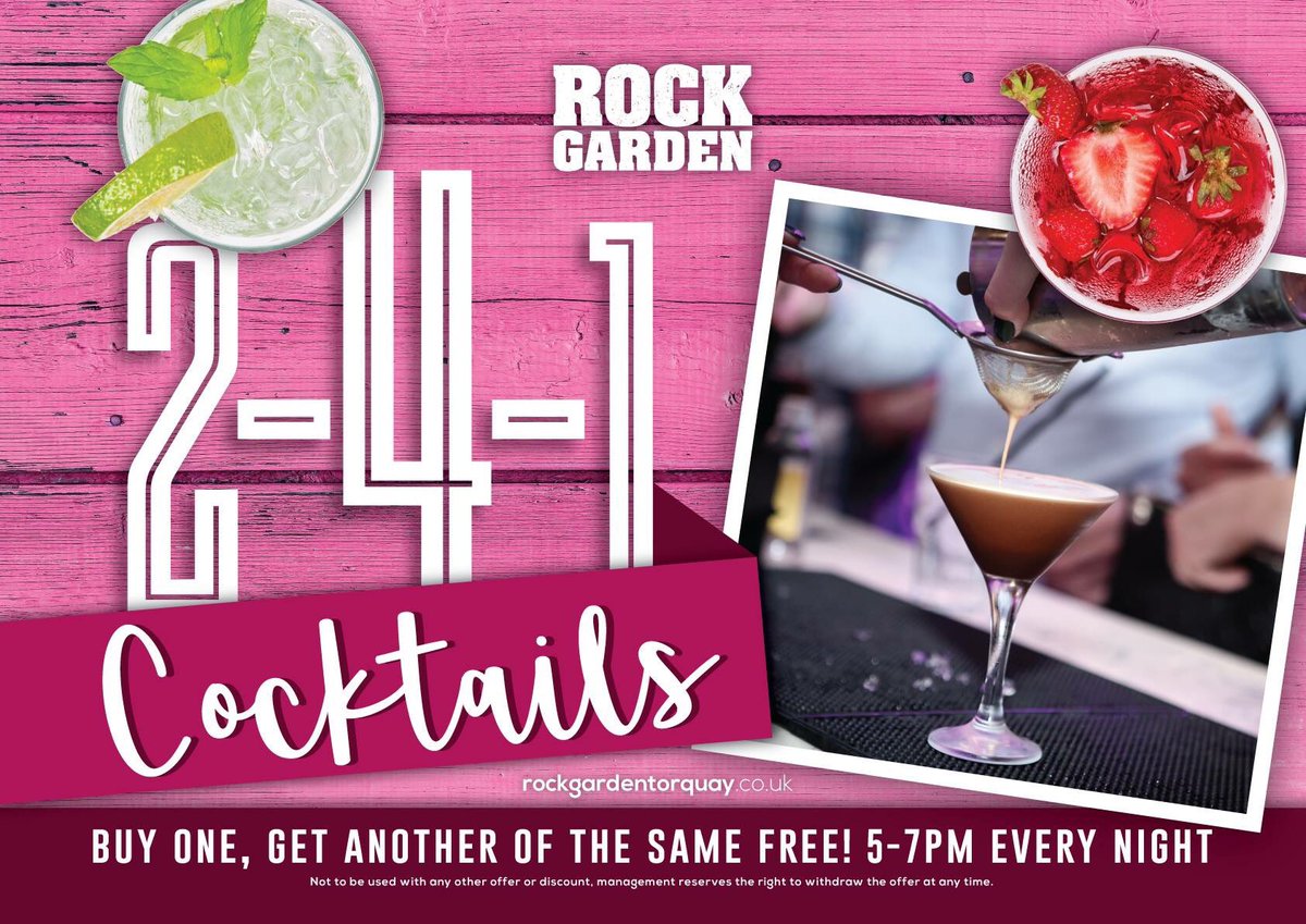 #cocktails #drinks #Torquay #offer #alcohol #Torbay #EVERYDAY
